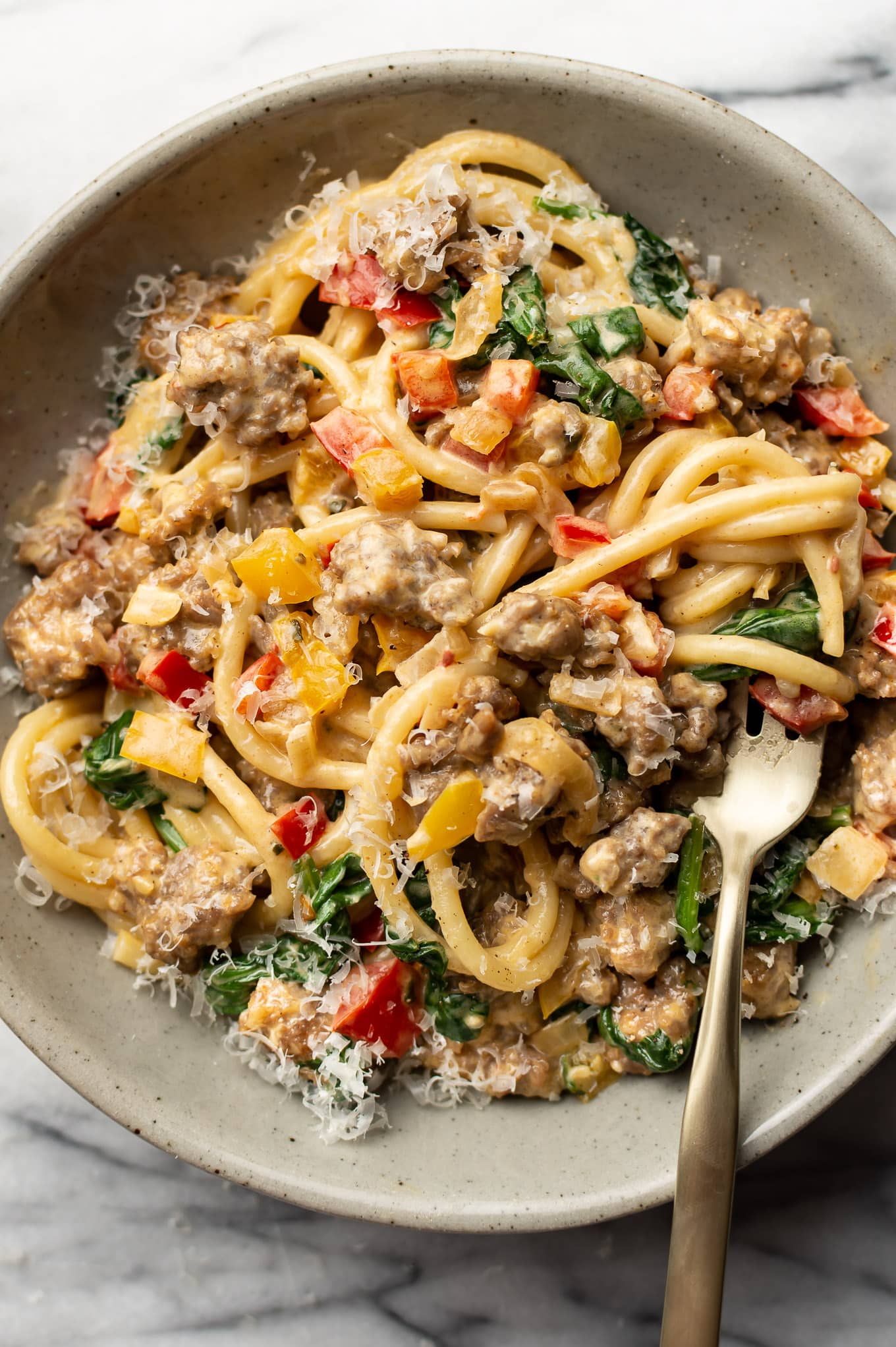 Creamy Sausage & Pepper Pasta: Restaurant-Worthy Meal at Home